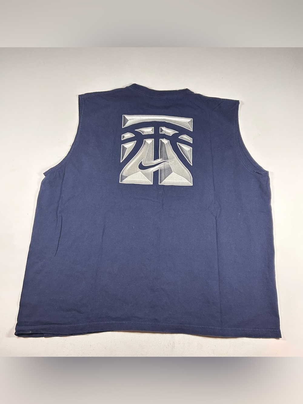 Vintage 2003 Nike Tank Top Mens XXL Shirt Y2K Center Swoosh RARE Sleeveless